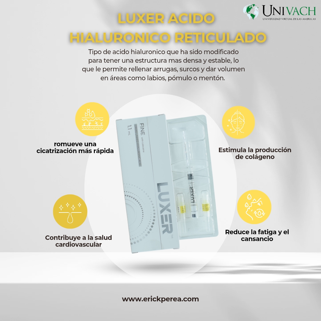 LUXER ACIDO HIALURONICO RETICULADO